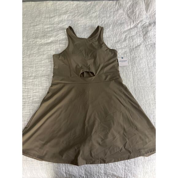 Arizona truffle Womens Sleeveless Active Tennis Dress Juniors Sz L NWT - Picture 2 of 6